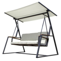 Huśtawka ogrodowa 204x130x175cm OM-318878