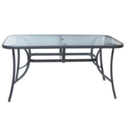 Stół Fiesta szklany 150x90cm 710290