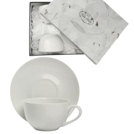 Filiżanki ze spodkami 2 sztuki 220ml Paola