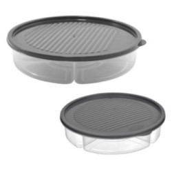 Pojemnik 5-komorowy 2L plastikowy BG-394 mix