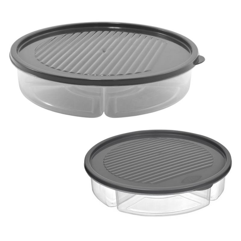 Pojemnik 5-komorowy 2L plastikowy BG-394 mix