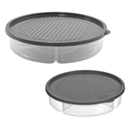 Pojemnik 5-komorowy 2L plastikowy BG-394 mix