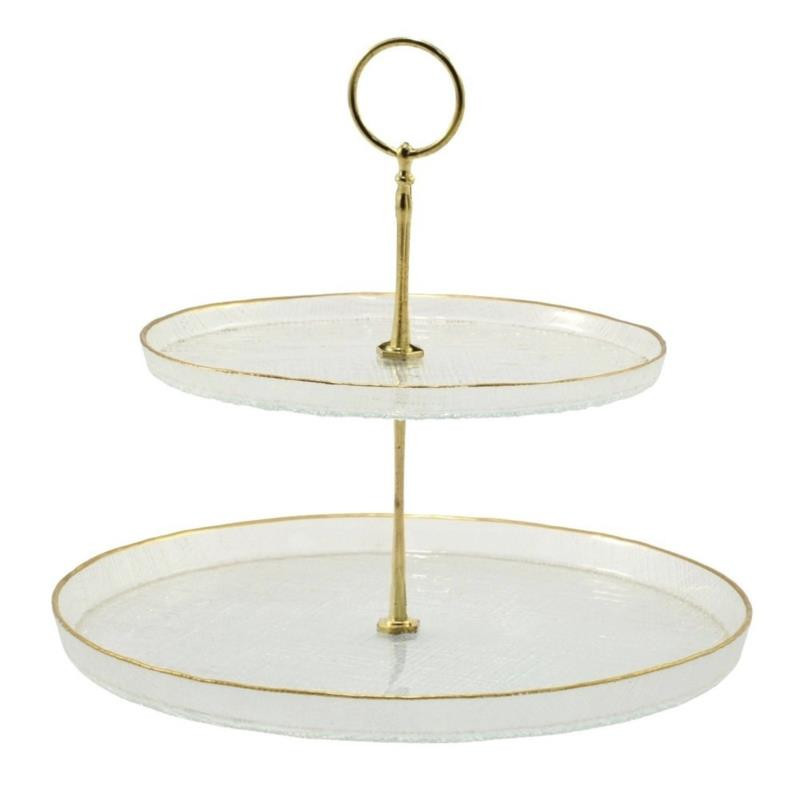 Patera Felix 28cm 2-poziomowa Gold 21-28cm