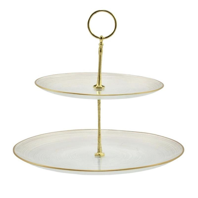 Patera Ares 28cm 2-poziomowa Gold 21-28cm