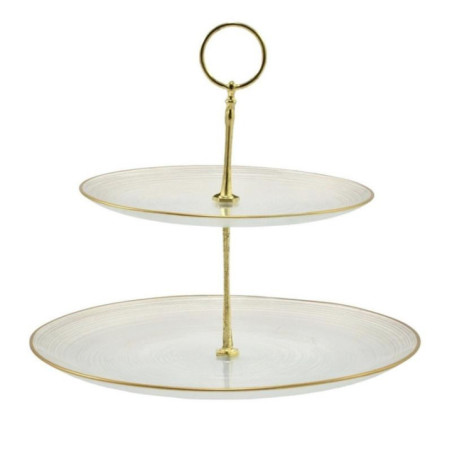Patera Ares 28cm 2-poziomowa Gold 21-28cm
