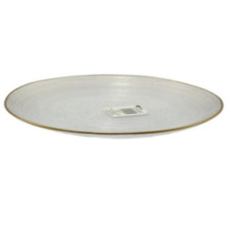 Patera Ares 28cm do ciasta Gold Rim