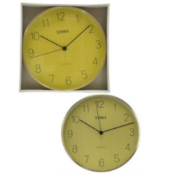 Zegar ścienny 25cm złoty Timo B303 2