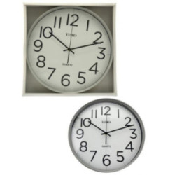 Zegar ścienny 35cm szary Timo B310