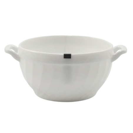 Bulionówka 750ml Eva biała szkło hartowane