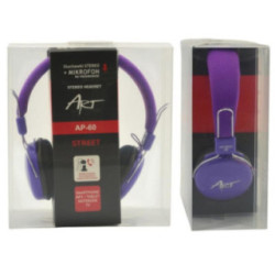 Słuchawki ART AP-60MC fiolet 2