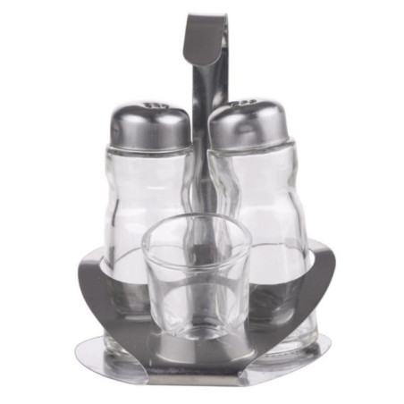 Przyprawniki  3 elementy na stojaczku