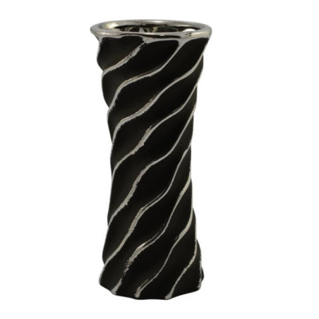 Wazon ceramiczny 25cm czarny WB3