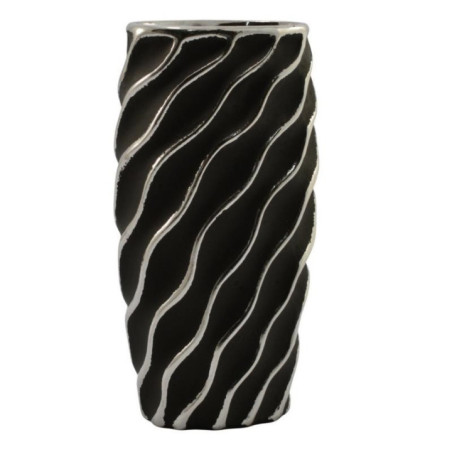 Wazon ceramiczny 26cm czarny WB2