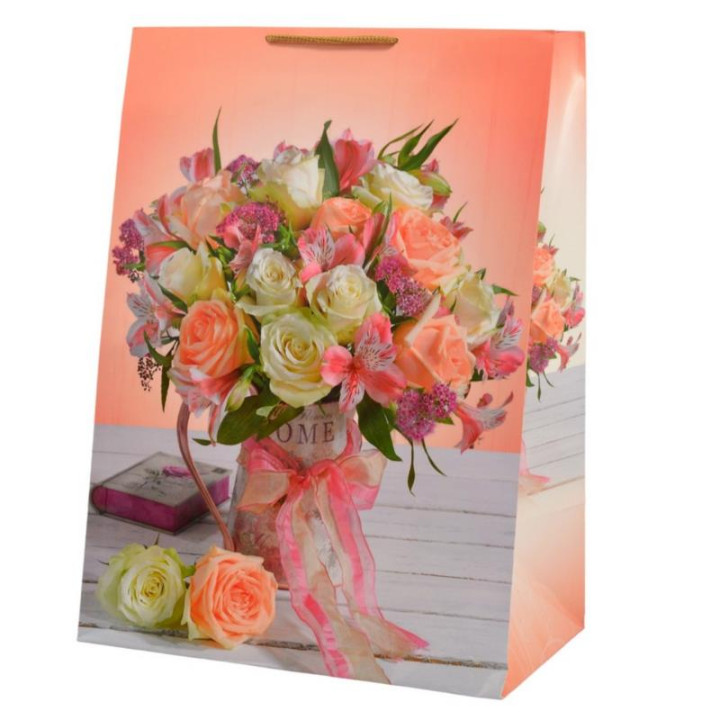 Torebka ozdobna 56x40,5x25cm T-17L mix