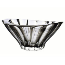 Salaterka kryształ Bohemia Plantica Graphite 22cm