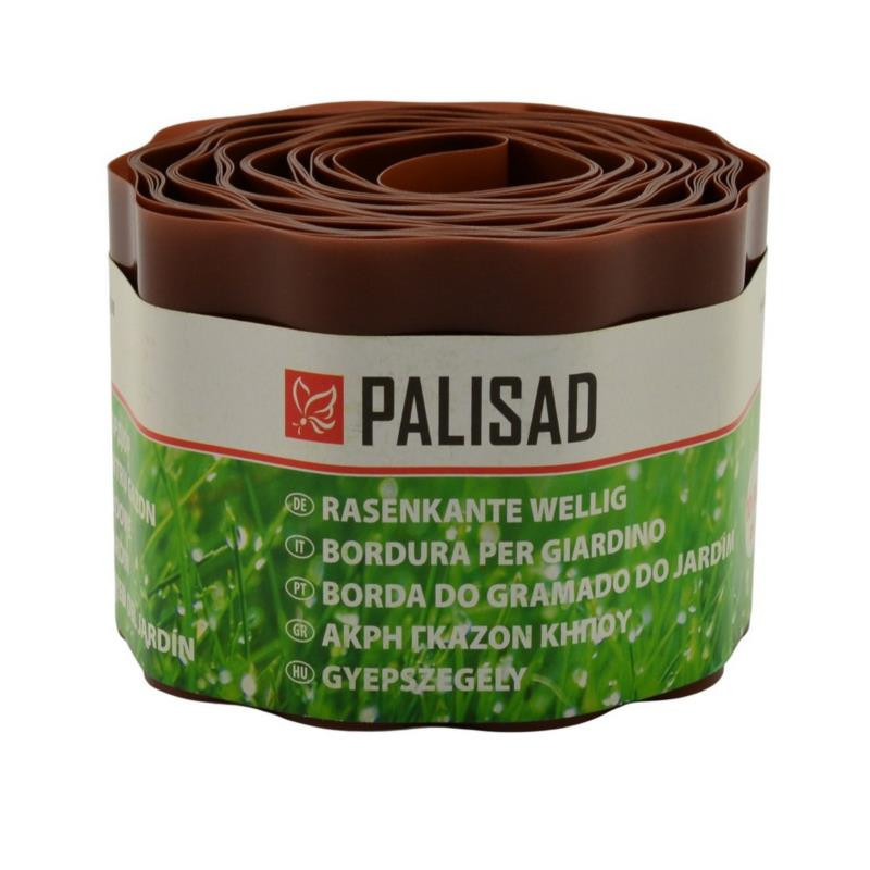 Obrzeże ogrodowe 10x900cm 6448388 brązowe