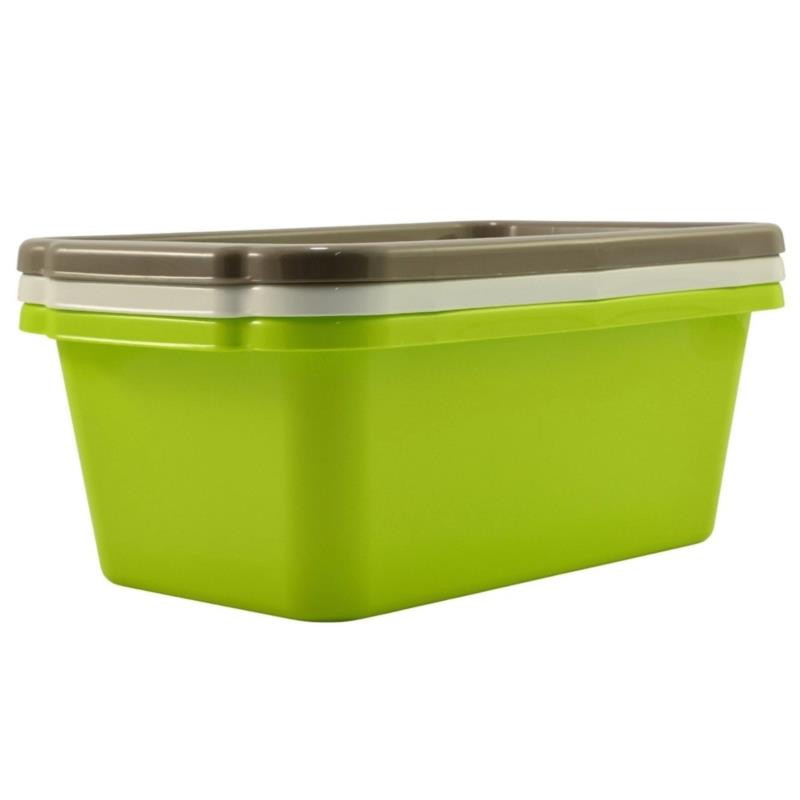 Miska plastikowa 15L 47,5x28,8cm h:17,7cm prostokątna 841-00 mix