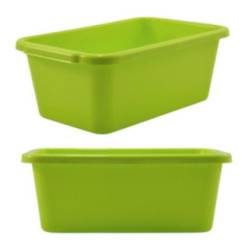 Miska plastikowa 15L 47,5x28,8cm h:17,7cm prostokątna 841-00 mix 2