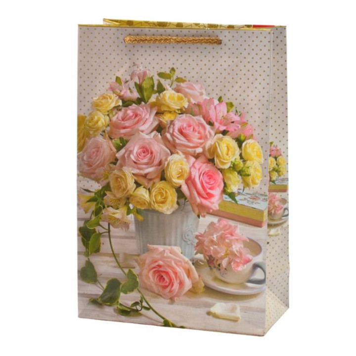 Torebka ozdobna 24x16x7,5cm T-4L mix