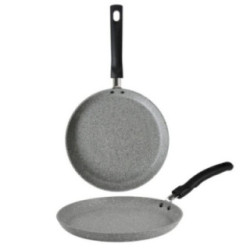 Patelnia granitowa 28cm do naleśników Dura Induction gr.3,5mm DUICR2830 Flonal