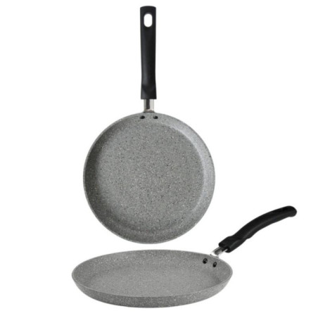 Patelnia granitowa 28cm do naleśników Dura Induction gr.3,5mm DUICR2830 Flonal