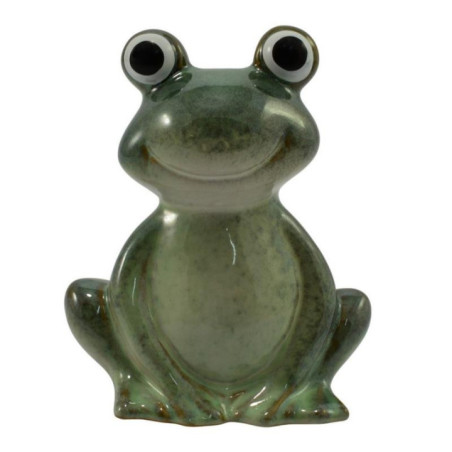 Figurka Żaba 14x16cm ceramiczna
