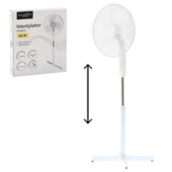 Wentylator stojący biały FAN4218 45W
