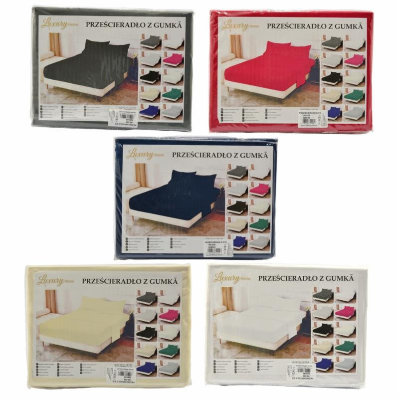 Prześcieradło 160x200 poliester mix