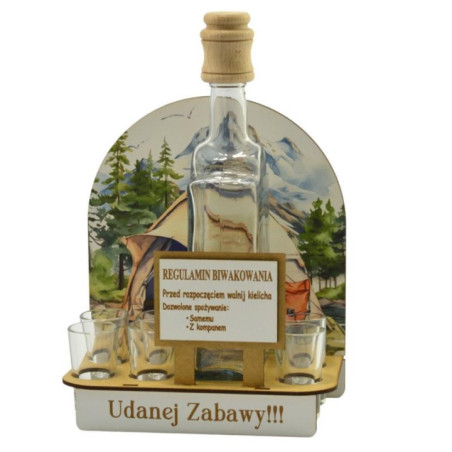 Karafka szklana Biwak 833