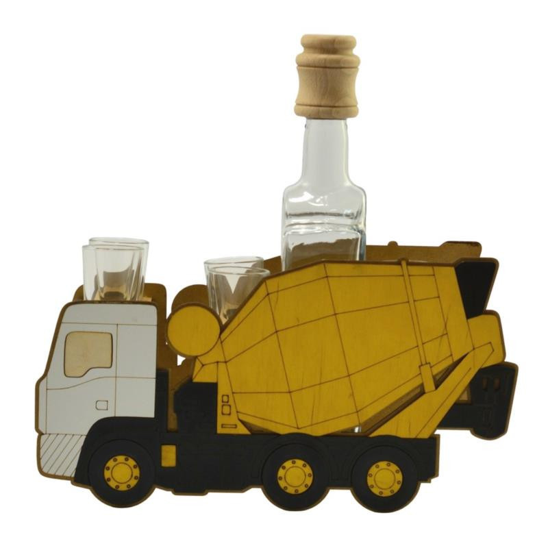 Karafka szklana Betoniarka 814