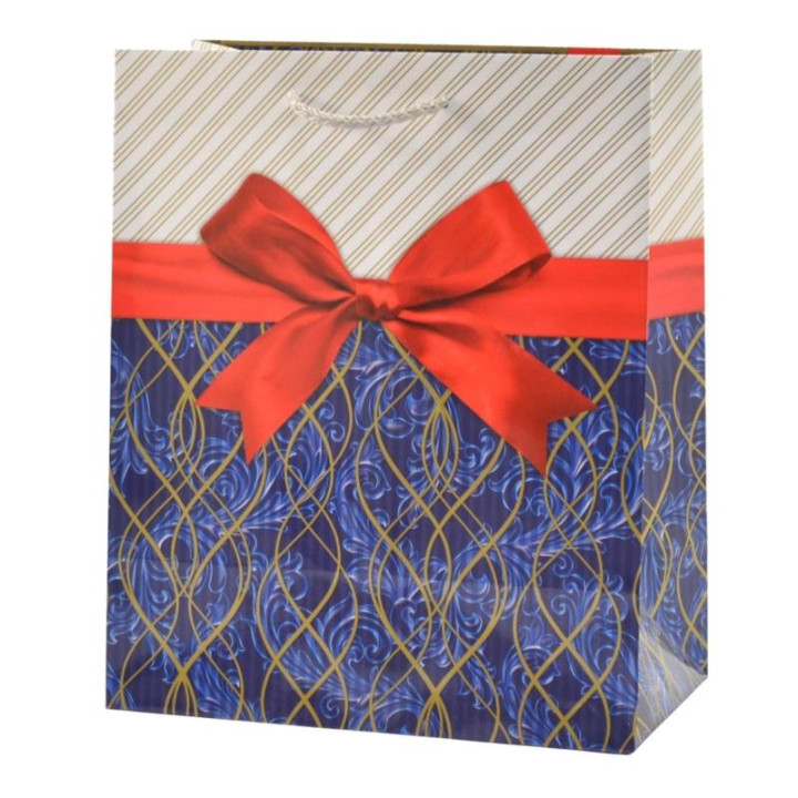 Torebka ozdobna 24x20x11cm T-8L mix