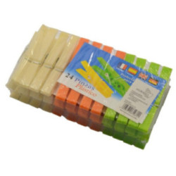 Klamerki do bielizny 24szt plastikowe 2
