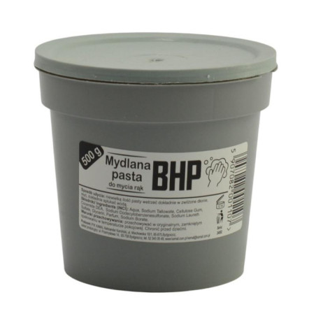 Pasta BHP 500g do rąk mydlana