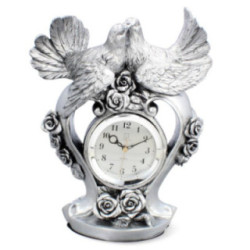 Zegar kominkowy Gołębie 32cm Z3539S 26x15x32cm