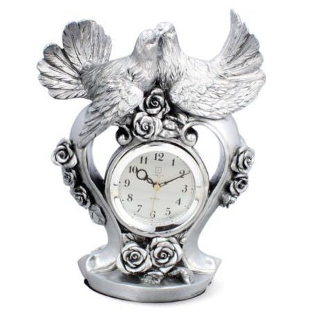 Zegar kominkowy Gołębie 32cm Z3539S 26x15x32cm