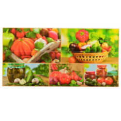 Panel PVC 95x49cm kafelki warzywa 13993 2