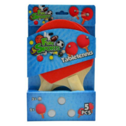 Rakietki do ping-ponga +3 piłeczki 9567 2