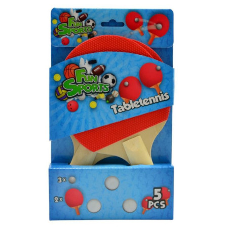 Rakietki do ping-ponga +3 piłeczki 9567
