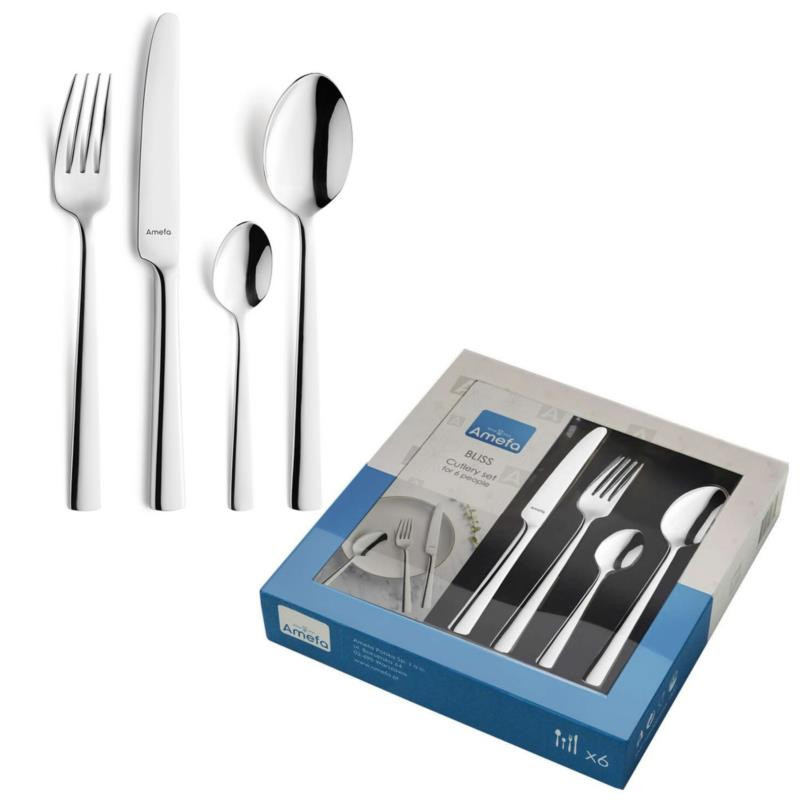 Sztućce 24 elementy Bliss 18/0