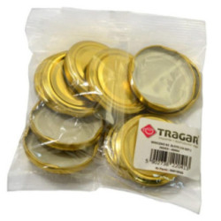 Zakrętki 10szt fi 63 4z złota 2