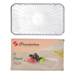Półmisek Elegant 27,6x16,2cm prostokątny szklany 54883 2
