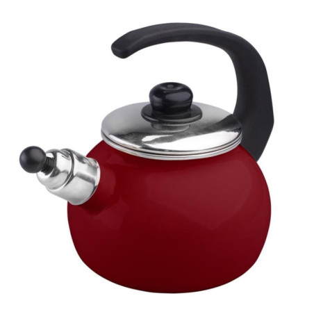 Czajnik emalia 2,2L Silesia czerwony