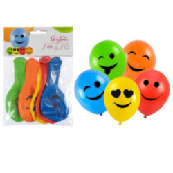 Balony emotki 5 sztuk 2