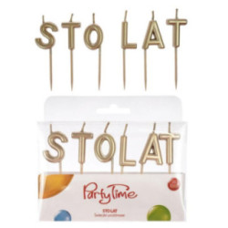 Świeczki urodzinowe "Sto lat" 2