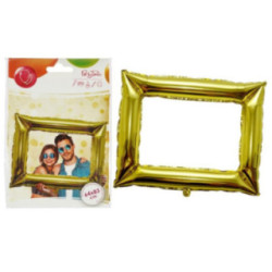 Fotoramka balonowa party złota 64x83cm 2