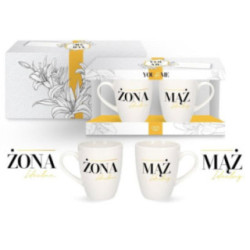 Kubki 2 sztuki 300ml ceramiczne Idealny Mąż / Idealna Żona