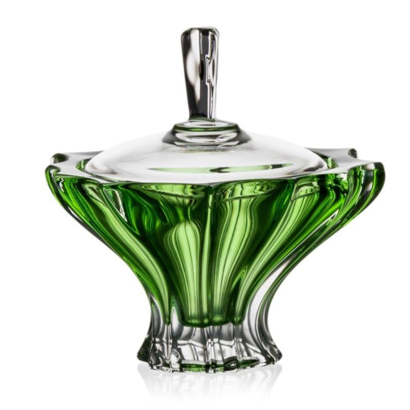 Bomboniera kryształ Bohemia Plantica Green 15cm