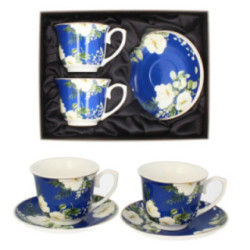 Filiżanki ze spodkami 2 sztuki 250ml MR2-08