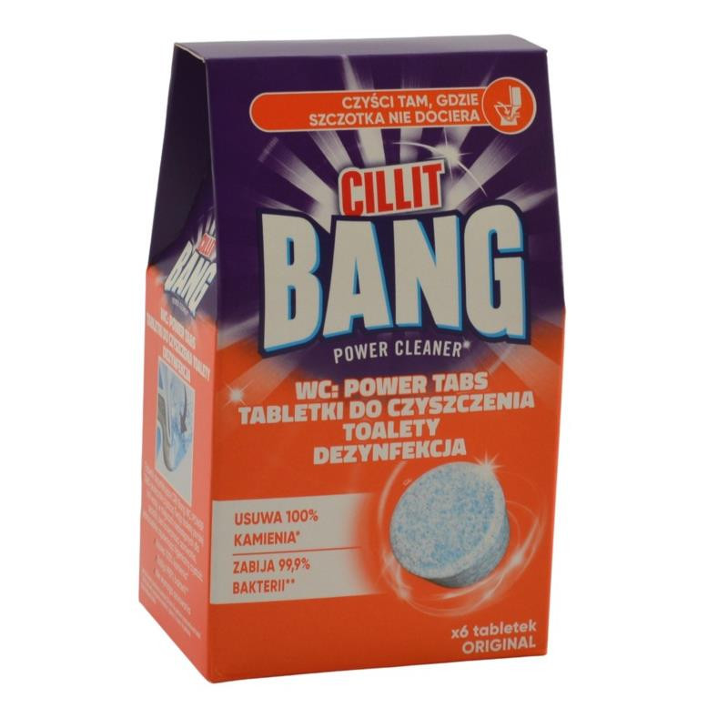 Tabletki do wc Cilit Bang 6 sztuk
