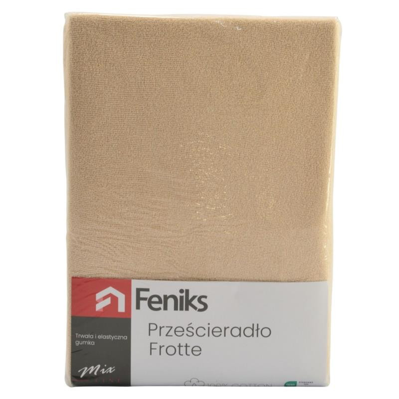 Prześcieradło Frotte 200x220cm beżowy